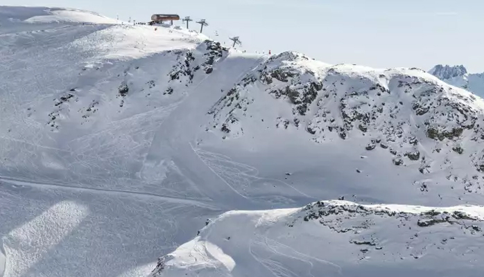 Dans les Alpes, la course à l’altitude des stations de ski - Crédit photo : © lemonde.fr